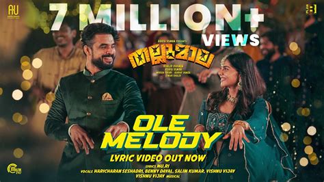 ole melody song lyrics|tovino thomas ole melody song.